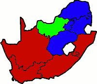 Map of Independent South African Republic