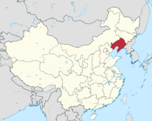Map of 遼寧
