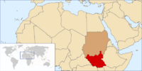 Map of Southern-Sudan