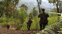 Fallskärmsjägare on a mission in Kongo.