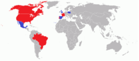 Map of Brazil-Spain War