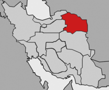 Map of خراسان رضوی