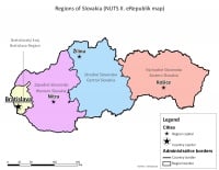 Map of Slovak Independence War