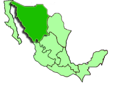 Mapa de Noroeste de México