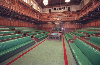 Commons Chamber, Palace of Westminster, Westminster, London