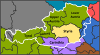 Map of Austria-PEACE Resistance War