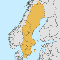 Map of Sweden