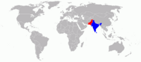 Map of Pakistan-India War