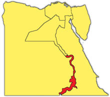 Map of Oberägypten