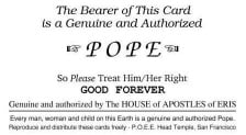 Pope Card