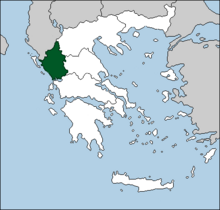 Карта Эпир