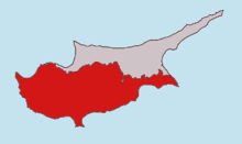 Χάρτης περιοχής Νότια Κύπρος