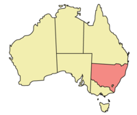 Map of Australian Independence War