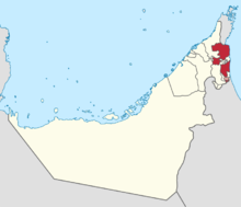 Map of Fujairah