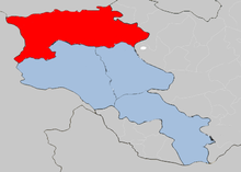 Карта Northern Armenia