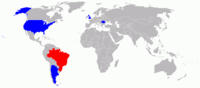 Map of Brazil-Argentina War