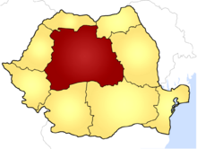Map of Transilvania