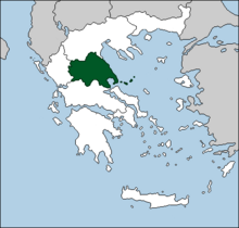 Χάρτης περιοχής Θεσσαλία