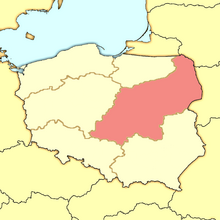 Map of Mazovia