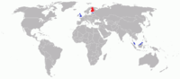 Map of Finland-Estonia War