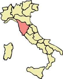 Harta Tuscany