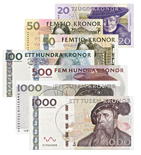 Currency sek Swedish Krona