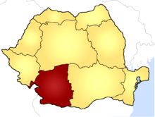 Карта Oltenia