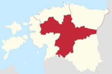 Карта Kesk-Eesti