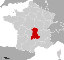 Carte de Auvergne