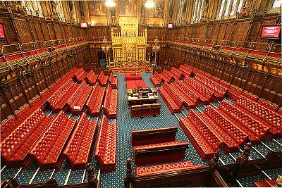 Lords Chamber, Palace of Westminster, Westminster, London