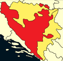 Mapa regionu Federacja BiH