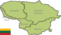 Map of Литва