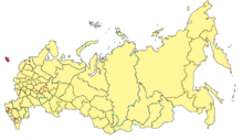 Mapa regionu Kaliningrad