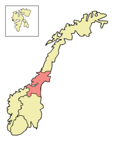 Карта Trondelag