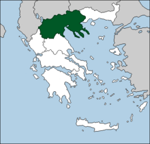 Map of Македония