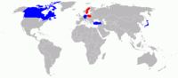 Map of Terceira Guerra Sueco-Alemã