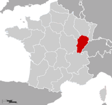 Carte de Franche-Comté