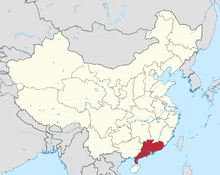 Map of 广东