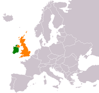 Map of Anglo-Irish Conflicts