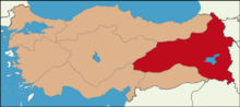 Карта Восточная Анатолия