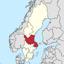 Карта Svealand