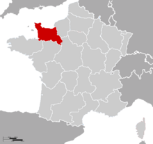 Carte de Basse-Normandie