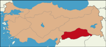 Карта Southeastern Anatolia