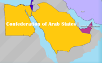 Map of الكونفدرالية العربية