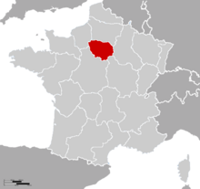 Carte de Paris-Ile-de-France
