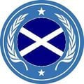 PEACE ball icon with Scotland flag inside