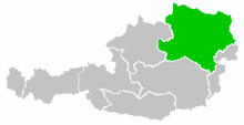 Карта Нижняя Австрия