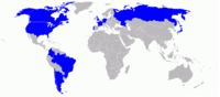회원국 지도: Terra