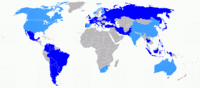Map of PEACE Global CommunityPEACEKeeping Force