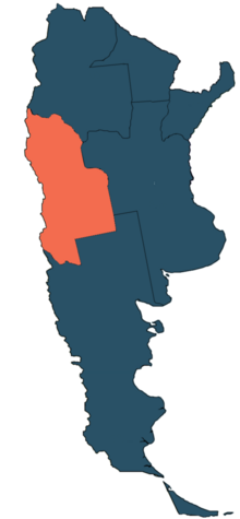 Mapa de Cuyo